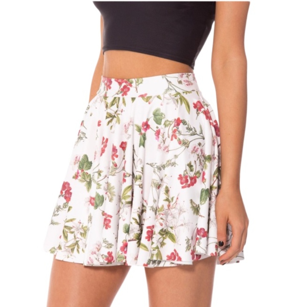 Adult Women's Cheerleader Skirt Black main image 0